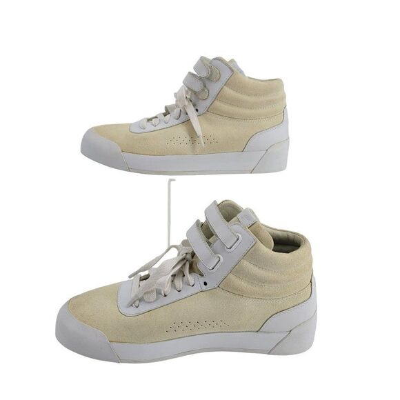 Rag & Bone Nova High Top Sneakers Size 40 US 10 Beige White Suede and Leather - Picture 8 of 13